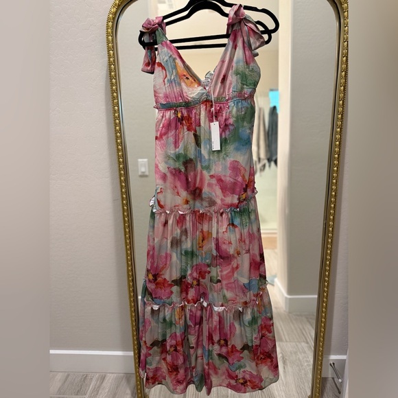Vici Multicolor Floral Maxi Dress- NWT - Picture 1 of 3